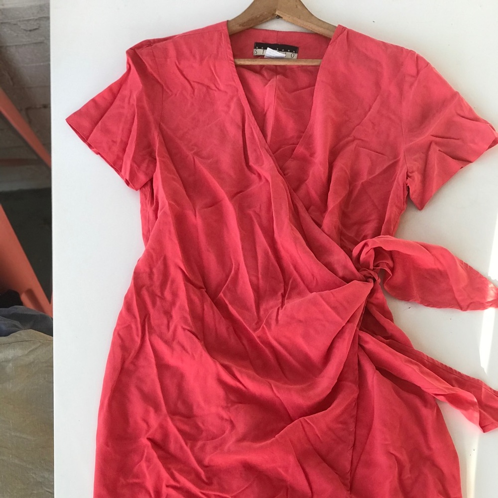 Vintage Wrap Dress 100% Silk